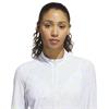 adidas Ladies Ultimate365 Cool Feeling Printed 1/4 Zip Neck Top Frozen Lemon